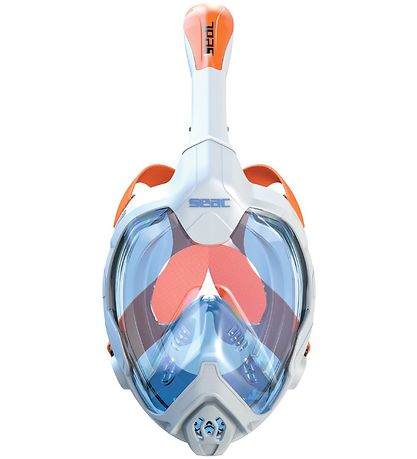 Seac Snorkelmaske - Fun - Hvid/Orange Seac Snorkelmaske - Fun - Hvid/Orange