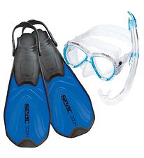 Ensemble de Snorkeling av. Palmes Seac - Tris Zoom AD - Bleu Ensemble de Snorkeling av. Palmes Seac - Tris Zoom AD - Bleu