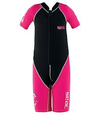 Seac Badeheldragt - Dolphin Shorty Girl 1,5 mm - Sort/Pink Seac Badeheldragt - Dolphin Shorty Girl 1,5 mm - Sort/Pink