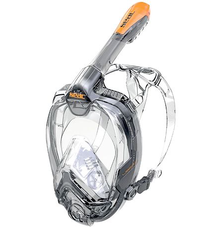 Seac Snorkelmaske - Libera - Sort/Orange Seac Snorkelmaske - Libera - Sort/Orange