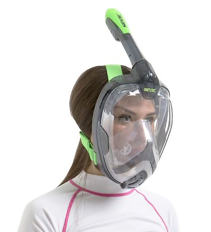 Seac Snorkelmaske - Unica - Sort/Lime Seac Snorkelmaske - Unica - Sort/Lime