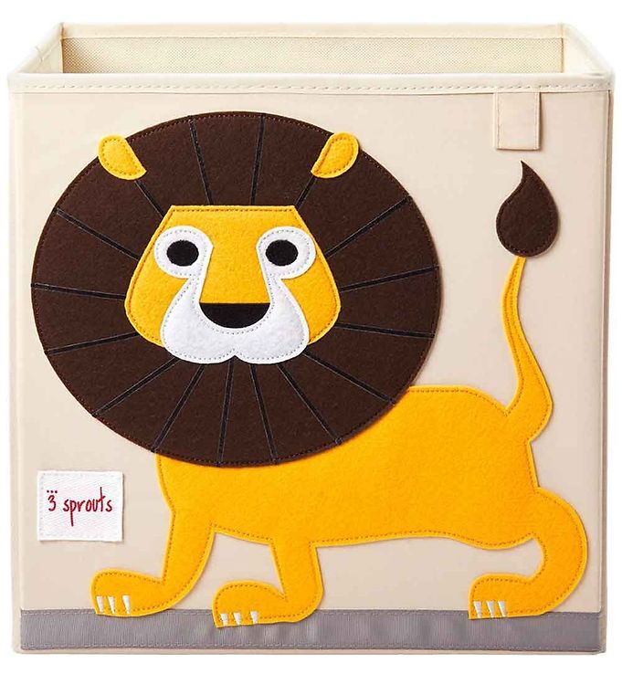 Kasse til rumdeler til børn (flere varianter) Multi Tekstil 33cm x 33cm x 33cm Leo - Multi - 33cm x 33cm x 33cm - Pixie