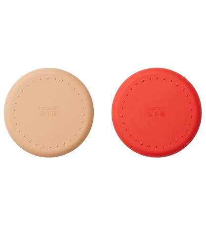 Liewood Borden - CAT - 2-pack - Silicone - Apple Rood/Toscane