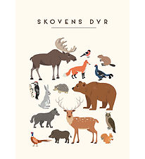 Citatplakat Plakat - A3 - Skovens Dyr Citatplakat Plakat - A3 - Skovens Dyr