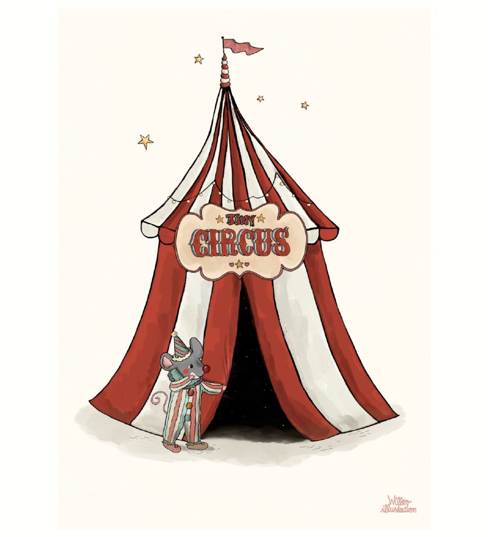 Citatplakat Poster - B2 - Tiny Circus - Citatplakat - One Size - Poster