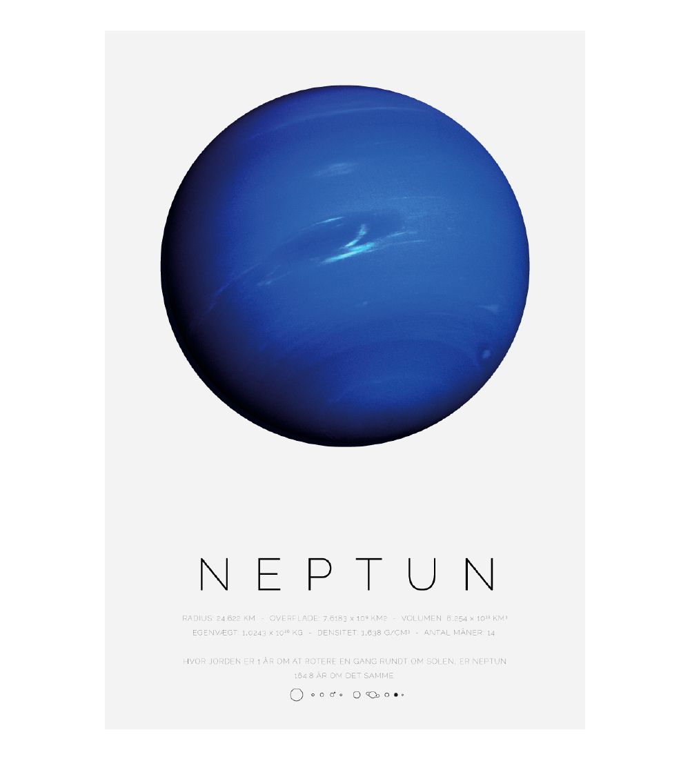 Citatplakat Poster - B2 - Neptun - Citatplakat - One Size - Poster