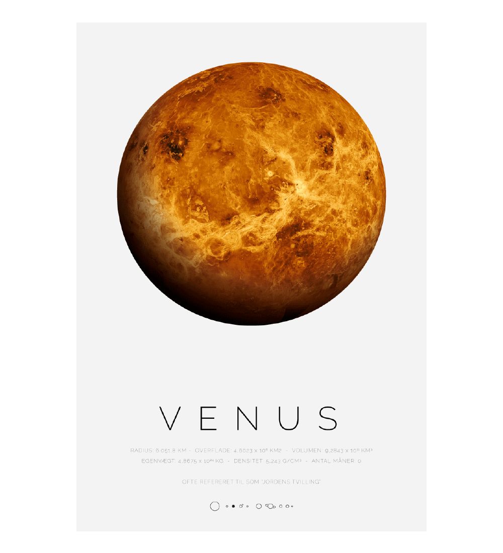 Citatplakat Poster - B2 - Venus - Citatplakat - One Size - Poster