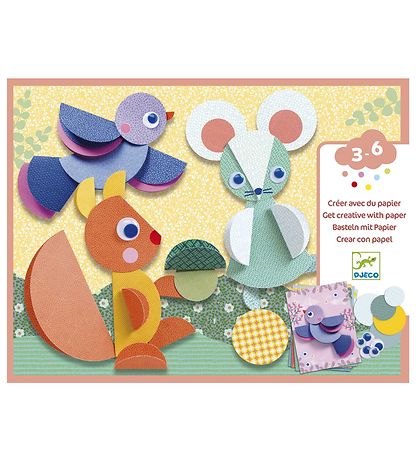 Djeco Kreasæt - Collage - Skoven Djeco Kreasæt - Collage - Skoven