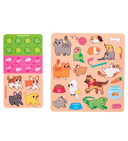 Ooly Klistermærker - Genanvendelige - 30+ stk - Pet Play Land
