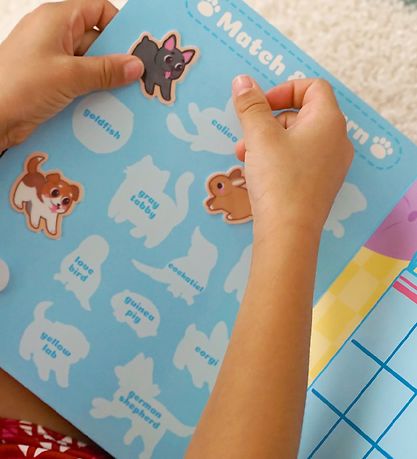 Ooly Klistermærker - Genanvendelige - 30+ stk - Pet Play Land