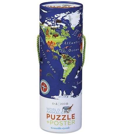 Puzzle Crocodile Creek - 200 Briques - Monde Animals