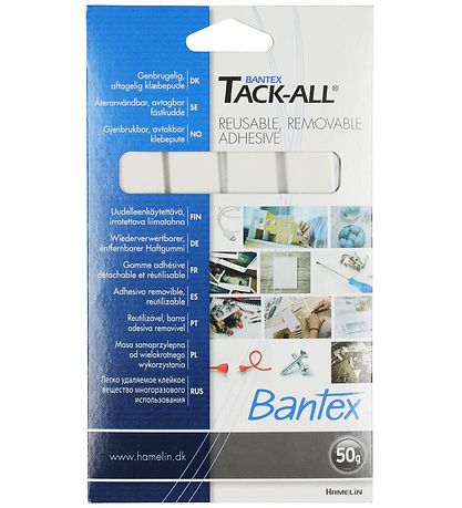 Bantex Tack-All Klæbegummi/Elefantsnot - 50 Gram Bantex Tack-All Klæbegummi/Elefantsnot - 50 Gram