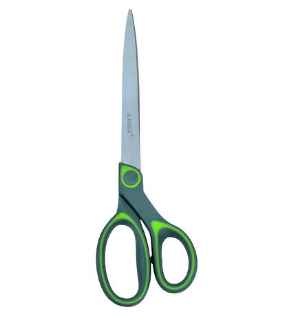 Linex Saks - 23 cm - Grå/Grøn Linex Saks - 23 cm - Grå/Grøn