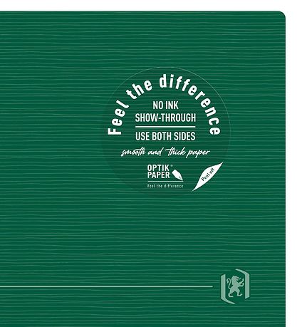 Oxford Notesbog - Origins - Kvadreret - A4+ - Grøn