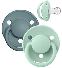 BIBS De Lux Sutter - 2-pak - Rund - Nordic Mint/Island Sea BIBS De Lux Sutter - 2-pak - Rund - Nordic Mint/Island Sea