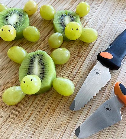 Kinderkitchen Children's chef's knife set - Orange/Black