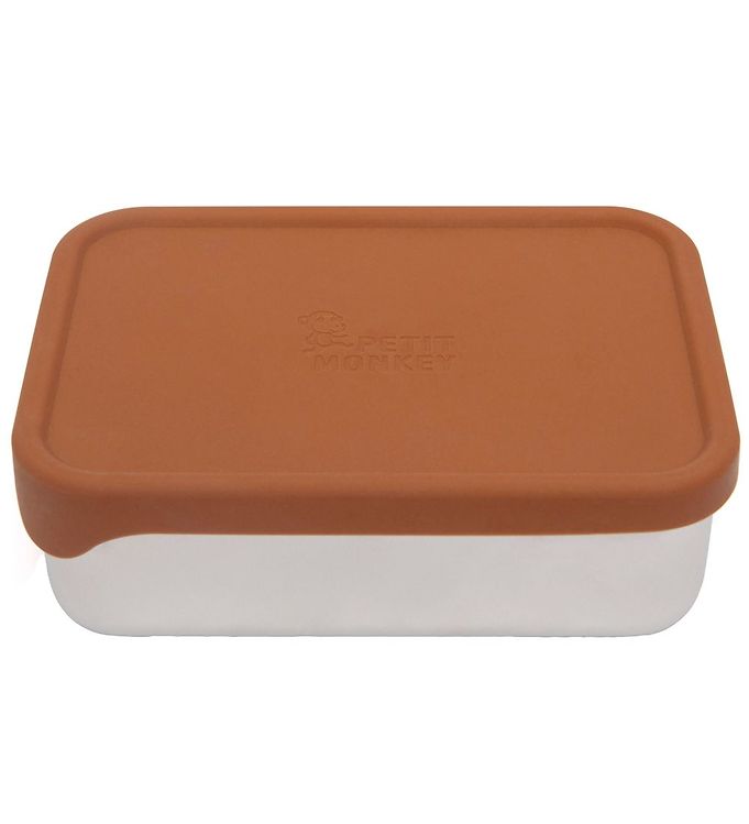 Petit Monkey Madkasse - Riley - Stainless Steel - Baked Clay