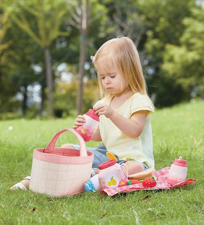 Hape Play Food - 12 Parts - Picnic Basket