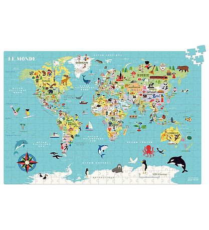 Vilac Puslespil - 500 Brikker - Verden Af Ingela Arrhenius Vilac Puslespil - 500 Brikker - Verden Af Ingela Arrhenius