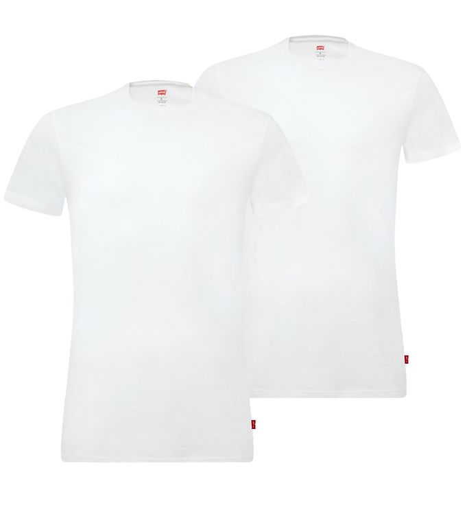 Levis T-Shirt - Crew Neck - 2-Pak - White