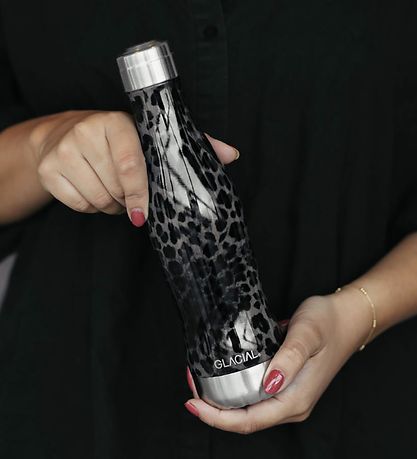 Glacial Termoflaske - 400 mL - Black Leopard