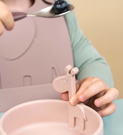 Done by Deer Spisesæt - Silikone - 3 dele - Peekaboo - Powder Done by Deer Spisesæt - Silikone - 3 dele - Peekaboo - Powder