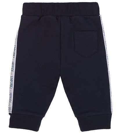Emporio Armani Gaveæske - Sweatsæt - Navy m. Stribe