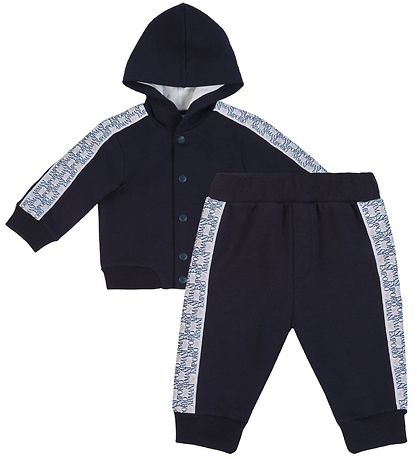 Emporio Armani Gaveæske - Sweatsæt - Navy m. Stribe Emporio Armani Gaveæske - Sweatsæt - Navy m. Stribe