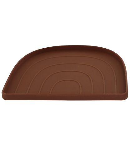 OYOY Plate & Bowl - Silicone - Rainbow - Lavender/Caramel OYOY Plate & Bowl - Silicone - Rainbow - Lavender/Caramel