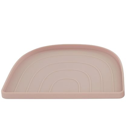 OYOY Plate & Bowl - Silicone - Rainbow - Rose/Fudge OYOY Plate & Bowl - Silicone - Rainbow - Rose/Fudge