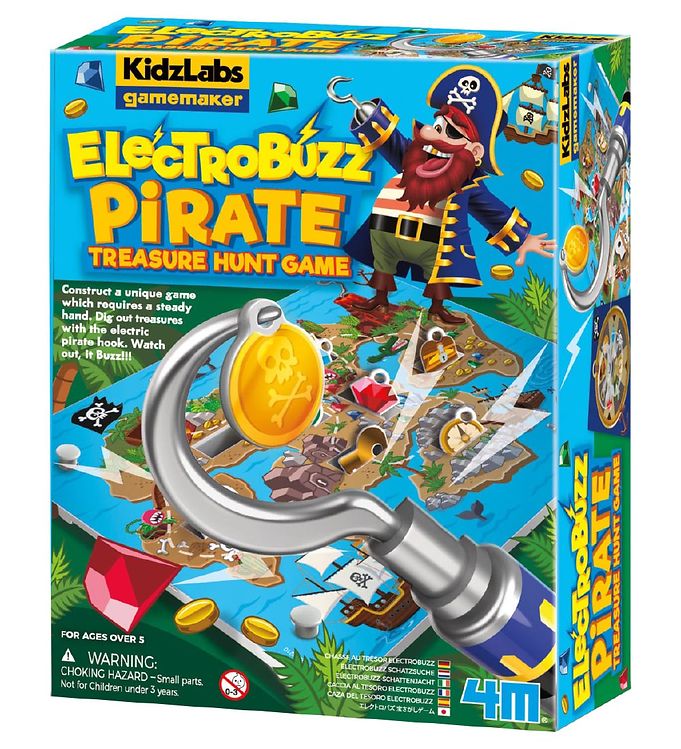 4M KidzLabs Gamemaker/ ElectroBuzz Pirate Treasure Hunt