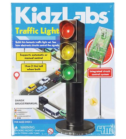 4M - KidzLabs - Traffiklyssæt