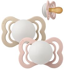 BIBS Supreme Sutter - Str. 1 - 2-pak - Symmetrisk - Blush/Vanill BIBS Supreme Sutter - Str. 1 - 2-pak - Symmetrisk - Blush/Vanill