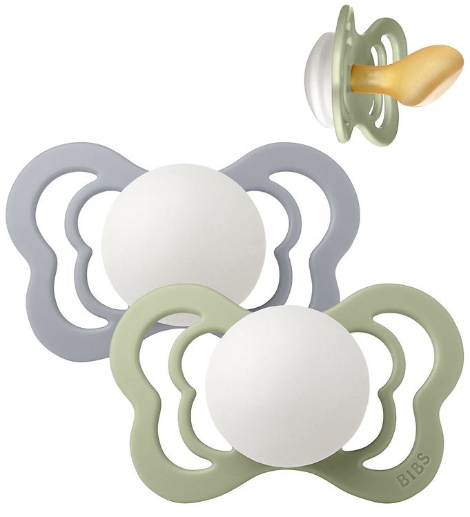 Bibs Couture Natsutter - Str. 2 - 2-pak - Anatomisk - Sage/Clo