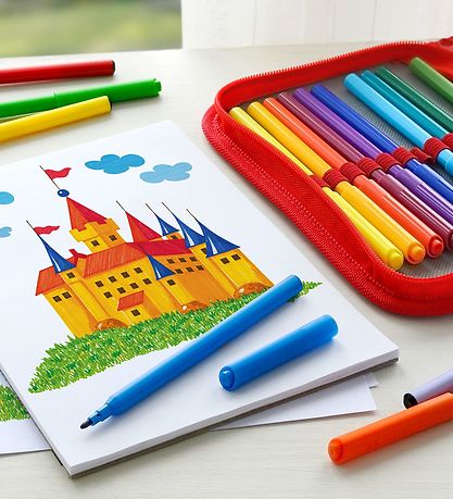 Faber-Castell Markers - Kids - 50 pcs - Multicolour Faber-Castell Markers - Kids - 50 pcs - Multicolour
