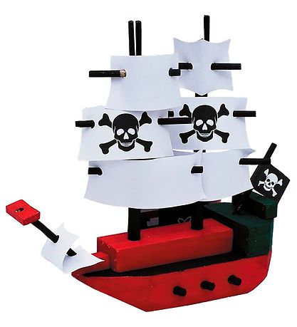 Gift In A Tin Byggesæt - Build - Pirate Ship In A Tin
