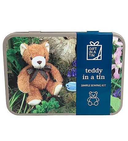 Gift In A Tin Kreasæt - Craft - Teddy In A Tin Gift In A Tin Kreasæt - Craft - Teddy In A Tin