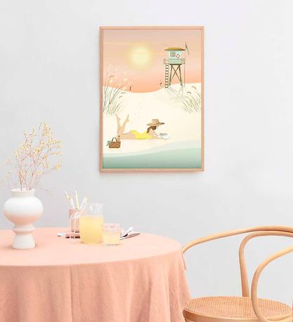 Vissevasse Plakat - 30x40 cm - Sunny Days Vissevasse Plakat - 30x40 cm - Sunny Days