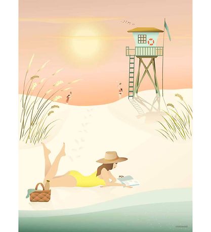 Vissevasse Plakat - 30x40 cm - Sunny Days Vissevasse Plakat - 30x40 cm - Sunny Days
