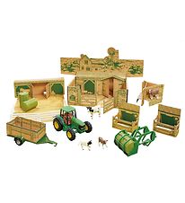 Britains Play Set - 43257 - John Deere - 20 Parts - Farm In A Bo Britains Play Set - 43257 - John Deere - 20 Parts - Farm In A Bo