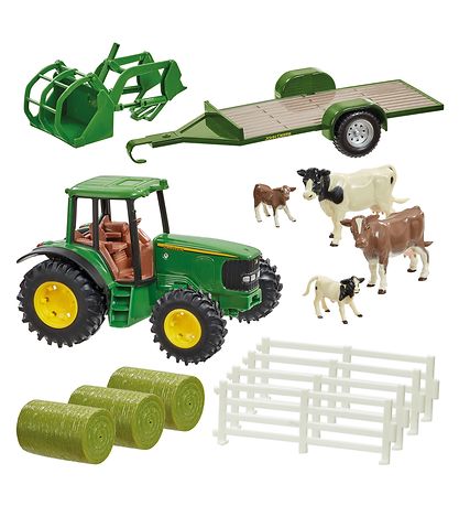 Britains Speelset - 43257 - John Deere - 20 Onderdelen - Farm In