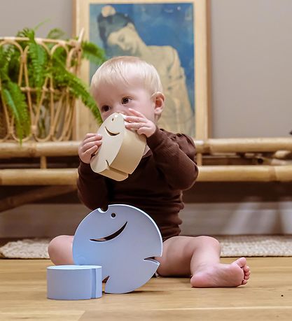 bObles Fisk - 3-pak - 15x5/12x5/9x5 cm - Mist