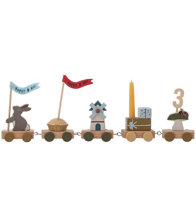 Bloomingville Fødselsdagstog - Alfi - Brun - MDF kr. 329,95,-