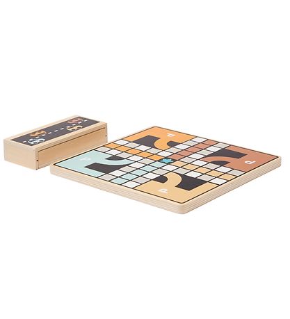 Kids Concept Ludo - Biler - Aiden - Træ Kids Concept Ludo - Biler - Aiden - Træ