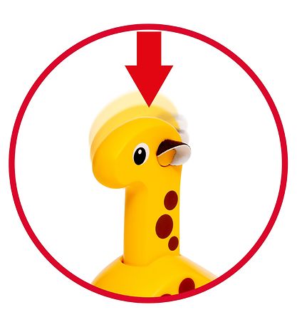 BRIO Skubbelegetøj - Giraf - Gul 30229 BRIO Skubbelegetøj - Giraf - Gul 30229