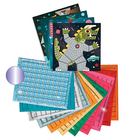 Djeco Kreasæt - Mosaik Sæt - Space Battle