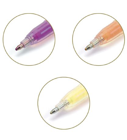 Djeco Kuglepenne - 6 Stk. - Stylos Gel Fluo Djeco Kuglepenne - 6 Stk. - Stylos Gel Fluo