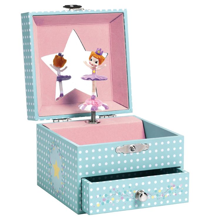 DJECO Ballerina, Legetøjsspilledåse, Flerfarvet