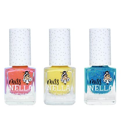 Miss Nella Neglelak - 3-pak - Banana Split/Under The Sea/Marshma Miss Nella Neglelak - 3-pak - Banana Split/Under The Sea/Marshma