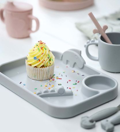 Done By Deer Tallerken - Silikone - Peekaboo - Deer Friends Grey Done By Deer Tallerken - Silikone - Peekaboo - Deer Friends Grey